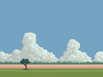Pixel landscape